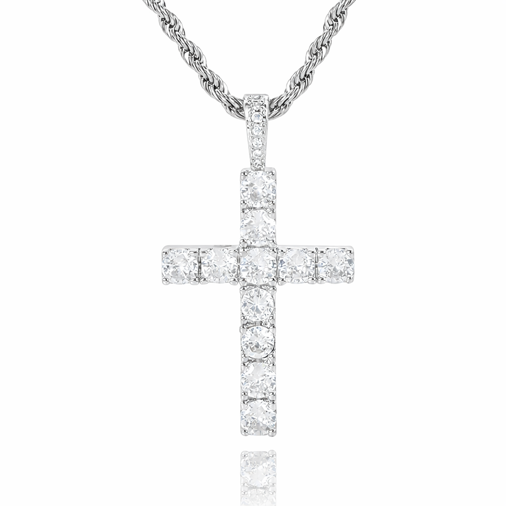 Collar con cruz | Oro