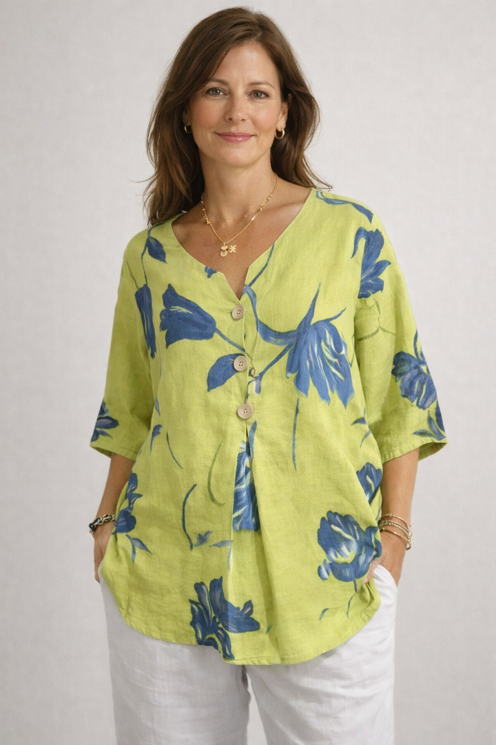 Phaedra | Blusa Elegante com Botões