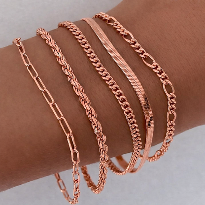 Ellis Renner Armbandset | Weißgold