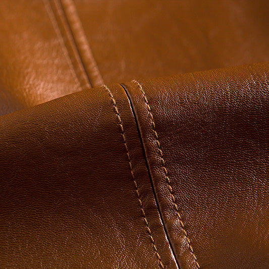 Zari | Men's Faux Leather Blazer Jacket