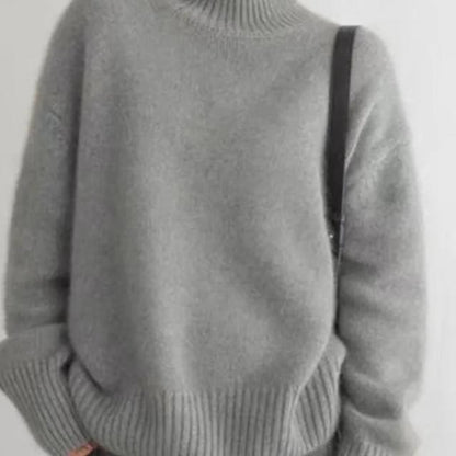 Sydney | Oversized rullekravesweater i kashmir til kvinder