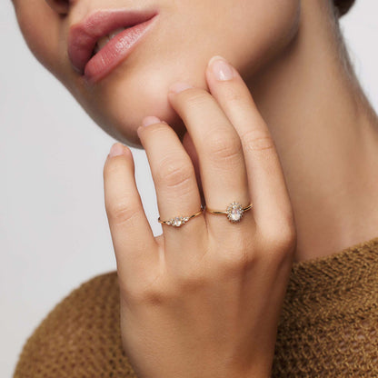 Lioravelle | Violet Diamantring 18k Guld