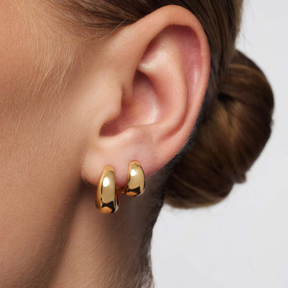 Rue Hoops | Guld