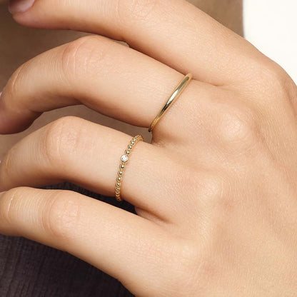 Schmaler Domring | Gold