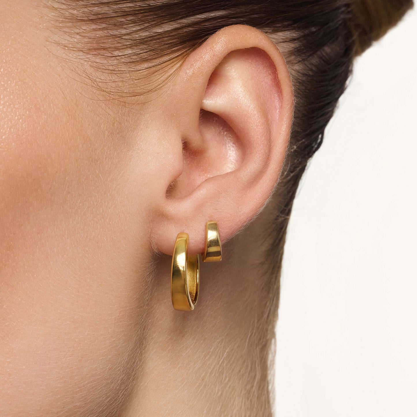 Gia-hoops | Guld