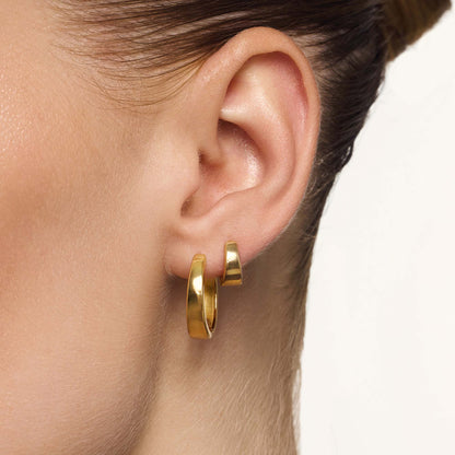 Gia-hoops | Guld