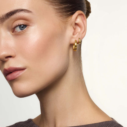 Gia-hoops | Guld