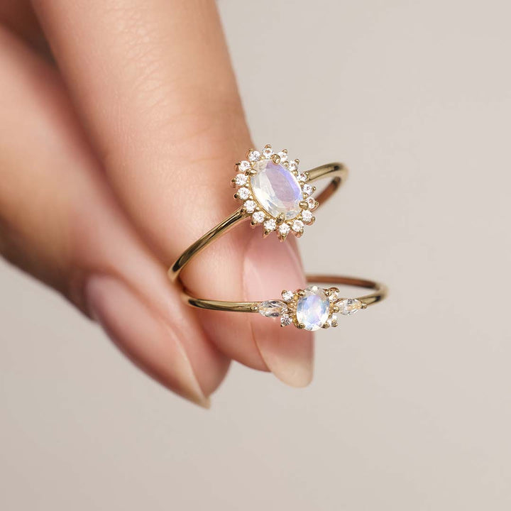 Lioravelle | Anel de Diamante Violeta em Ouro 18k