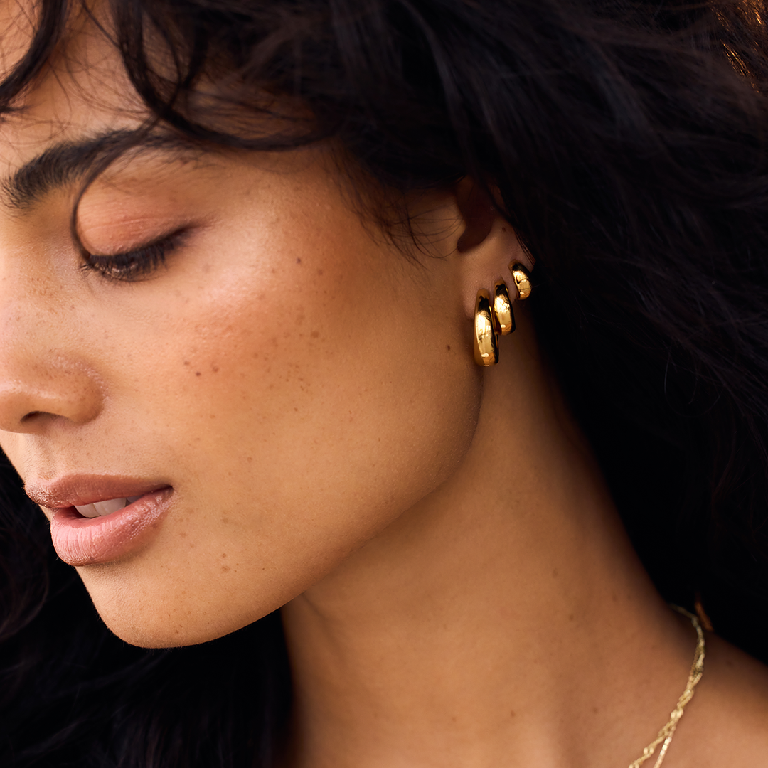 Rue Hoops | Guld