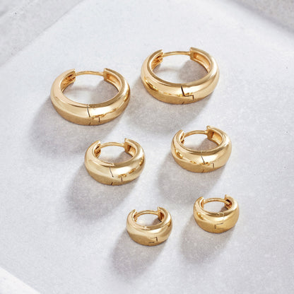 Rue Hoops | Guld