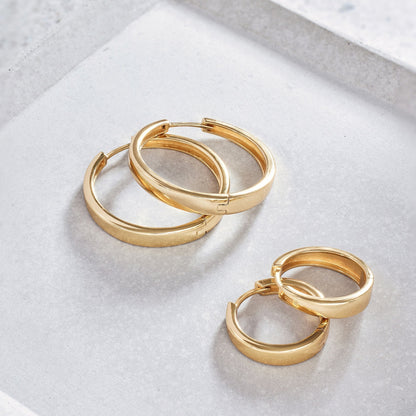 Gia-hoops | Guld