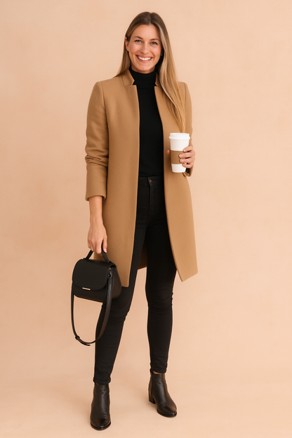Élisa Laurenz | Minimalistischer Mantel für Damen
