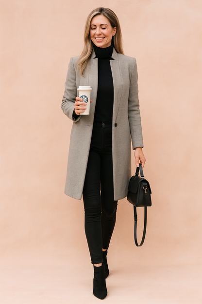 Élisa Laurenz | Minimalistischer Mantel für Damen