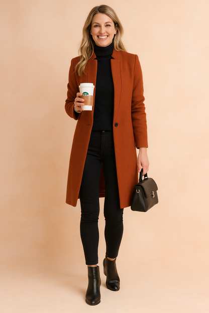 Élisa Laurenz | Minimalistischer Mantel für Damen
