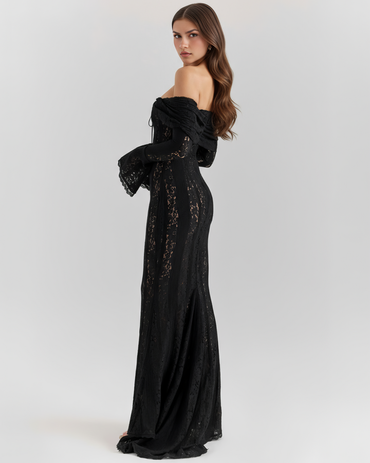 ALESSANDRA | Kleid mit Kristall-Pailletten