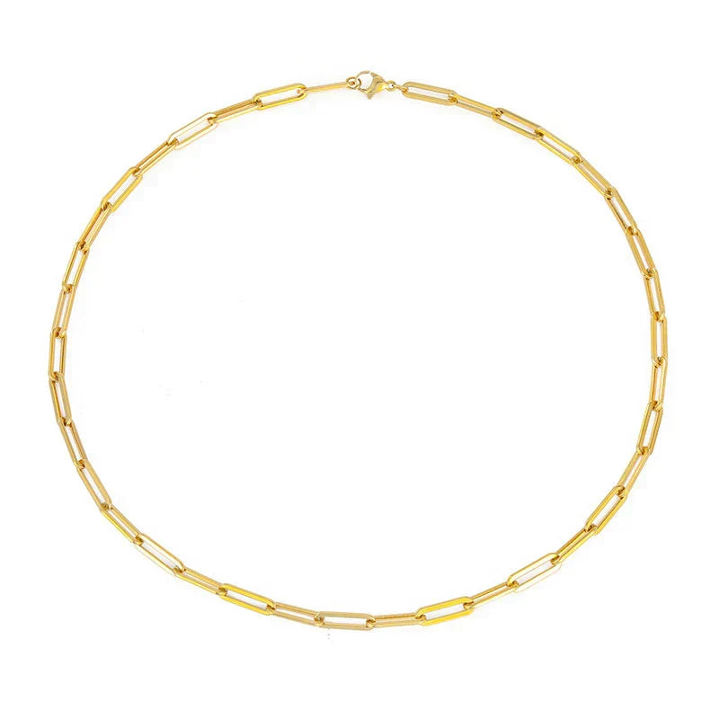 Colar de Corrente Elegante Archen | Dourado