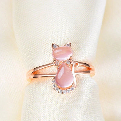 Katzenring in Roségold | Roségold