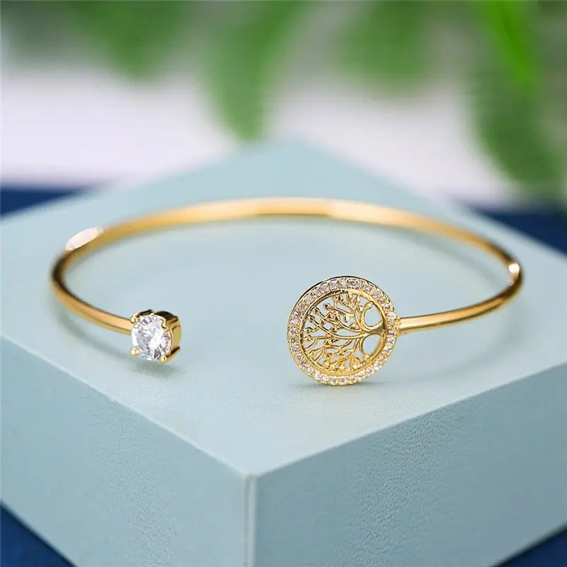 LIVETS TRÆ JUSTERBAR ARMBÅND