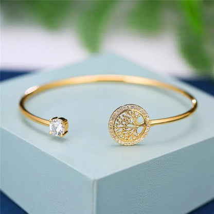 LIVETS TRÆ JUSTERBAR ARMBÅND