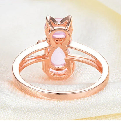 Katzenring in Roségold | Roségold