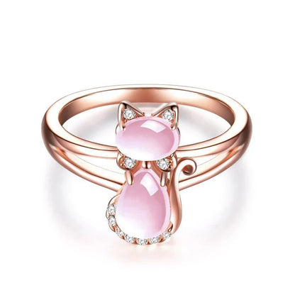 Katzenring in Roségold | Roségold