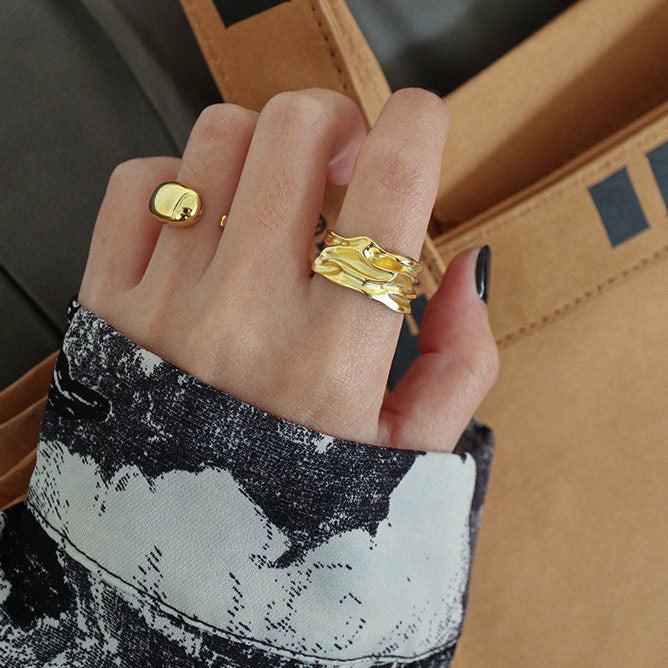 Jaylinette | Anel Grande em Ouro 18K