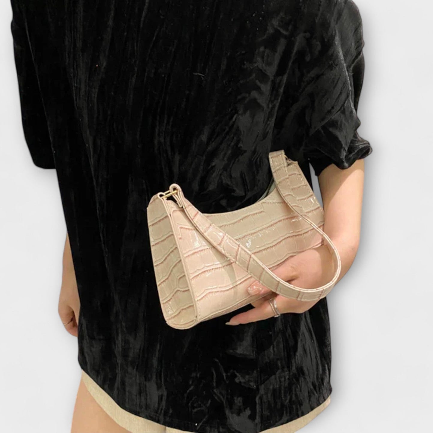 Olivia - Bolso de cuero brillante