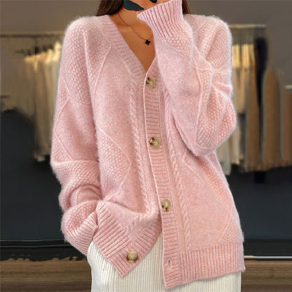 Stephanie-Strick-Cardigan | Kuschelige Lagen-Liebe für Damen