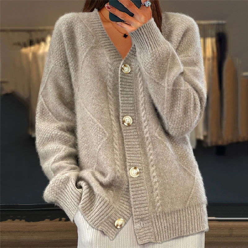 Stephanie-Strick-Cardigan | Kuschelige Lagen-Liebe für Damen