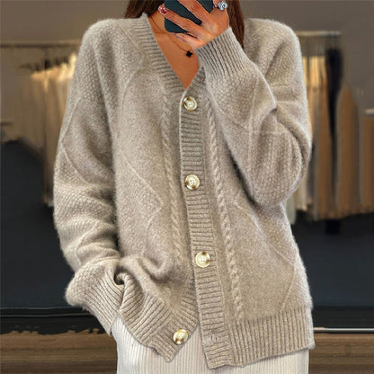 Stephanie-Strick-Cardigan | Kuschelige Lagen-Liebe für Damen