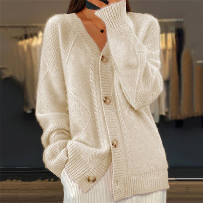 Stephanie-Strick-Cardigan | Kuschelige Lagen-Liebe für Damen