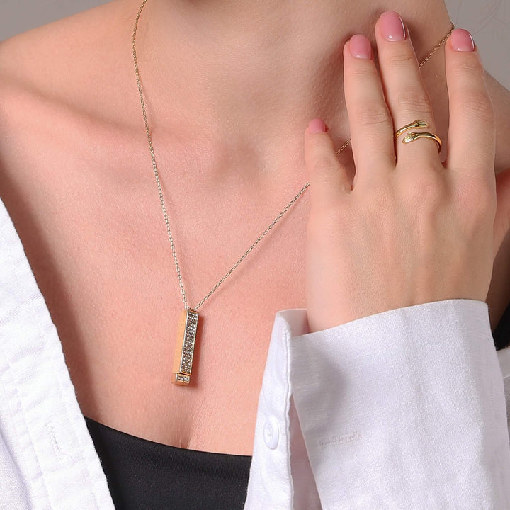 Collar barra Forever Love "Te Amo"
