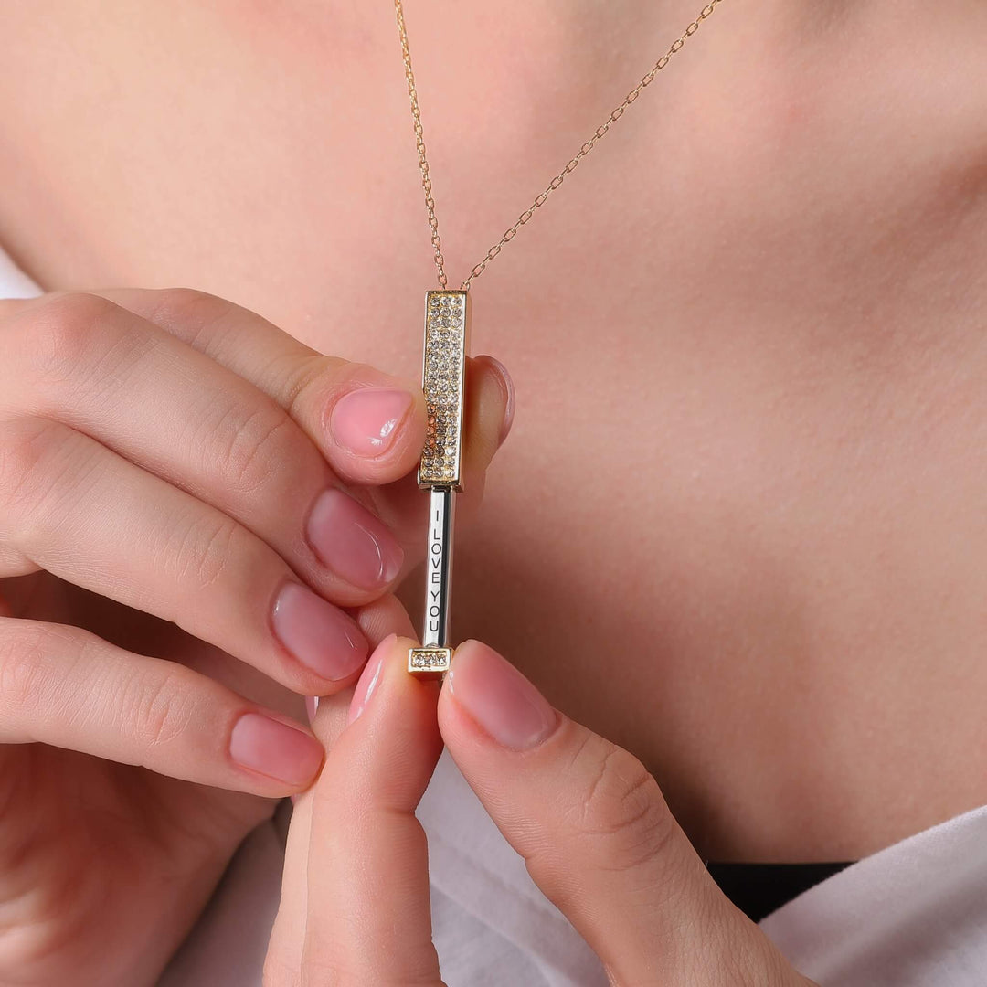 Collar barra Forever Love "Te Amo"