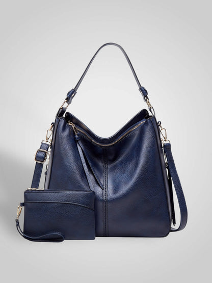 Souf | Luxus-Ledertasche im Hobo-Stil mit Diebstahlschutz