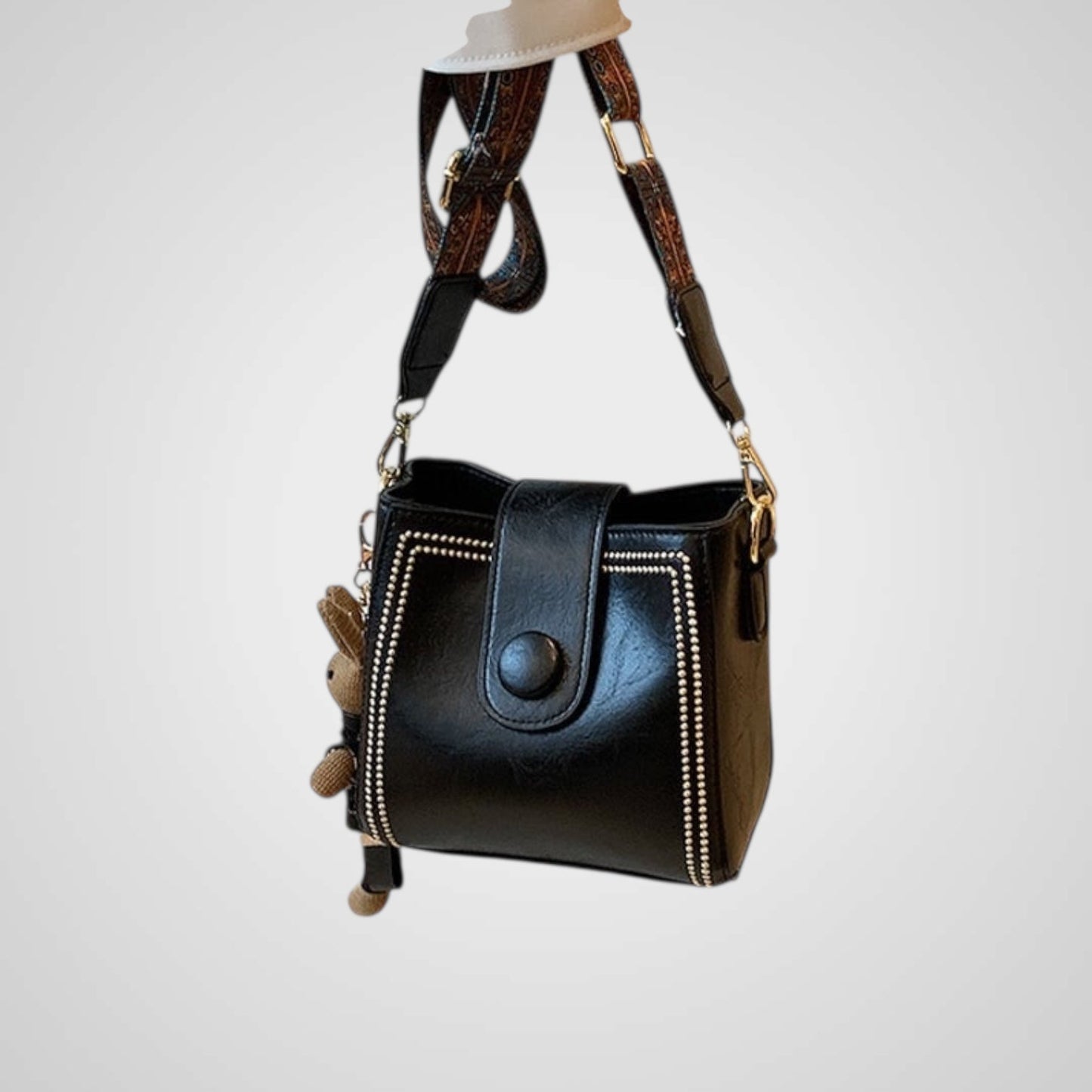 Urin | Retro-Tasche mit verstellbarem breitem Schulterriemen