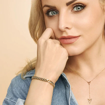 Cuban-Armband aus Nachlass | Gold
