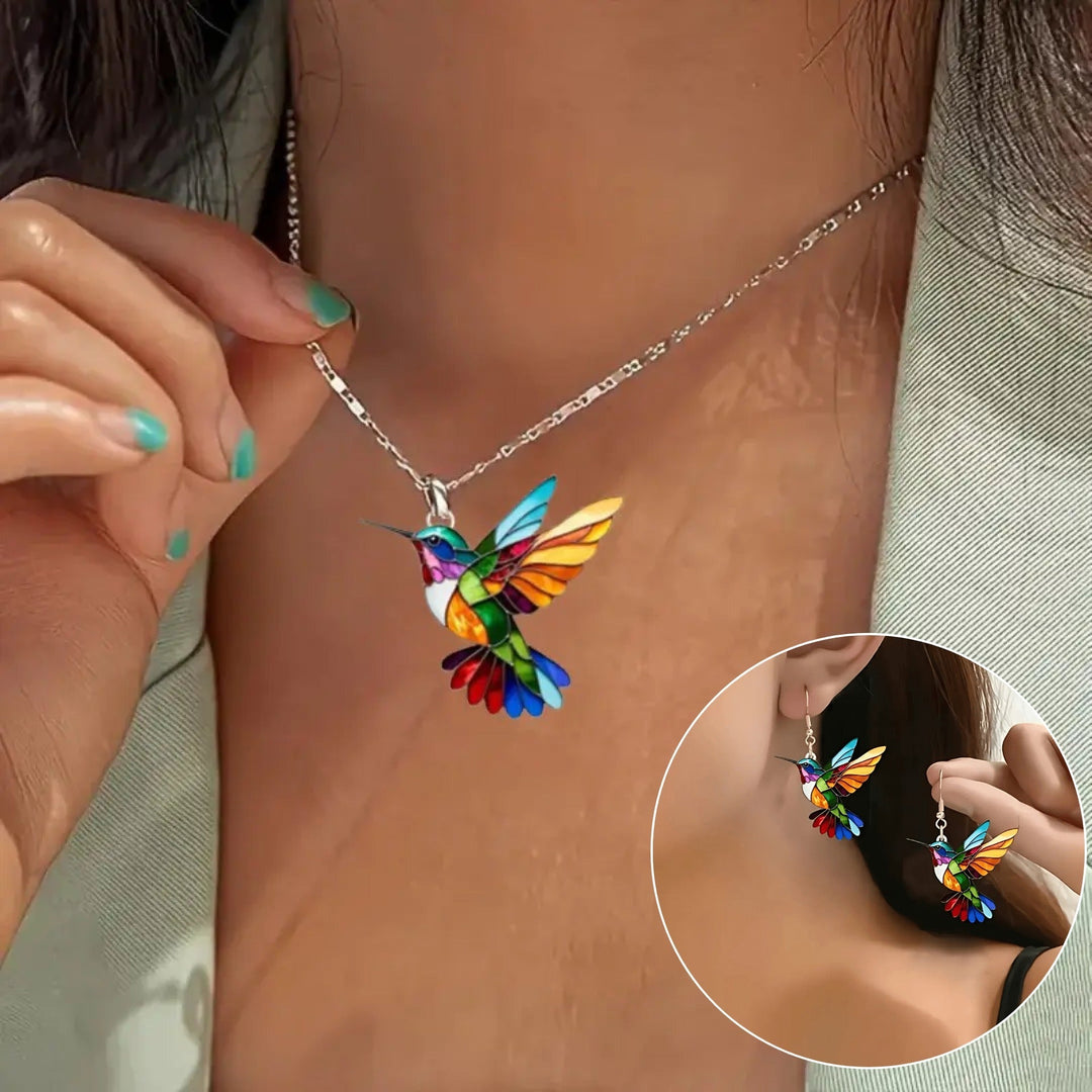 ROLA | HERMOSO COLLAR DE COLIBRÍ