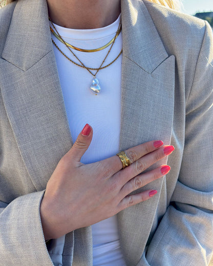 Jaylinette | Stor ring 18K guld