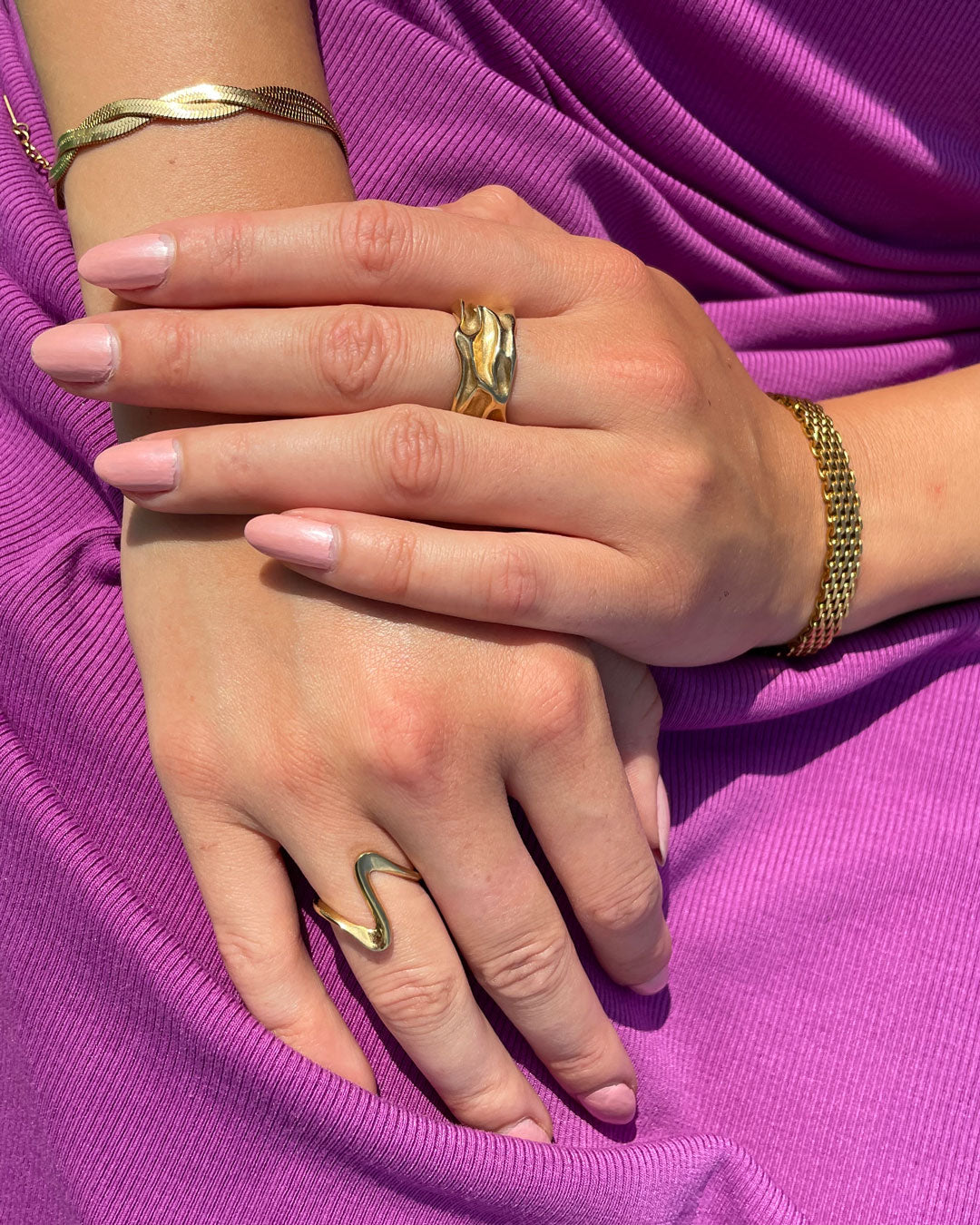 Jaylinette | Anel Grande em Ouro 18K