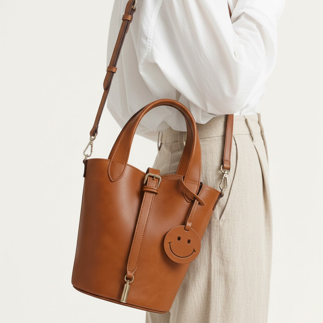 Clara | Ledertasche „Smile“