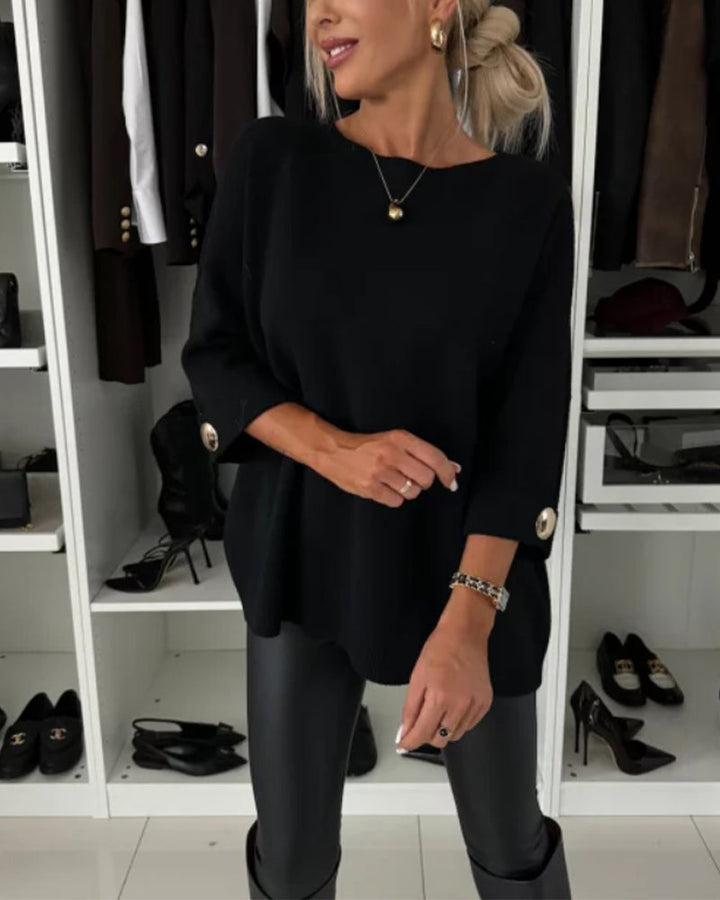 LOTTIE™ - Suéter Abotonado Acogedor