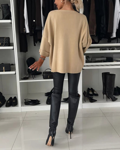 LOTTIE™ – Gemütlicher Pullover mit Knöpfen