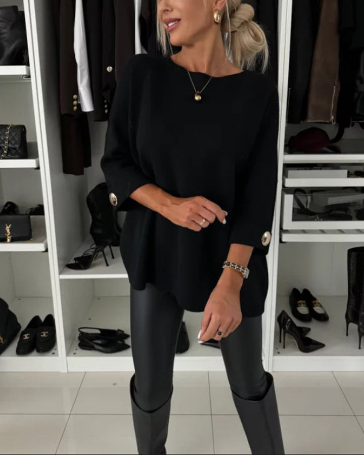 LOTTIE™ - Suéter Abotonado Acogedor