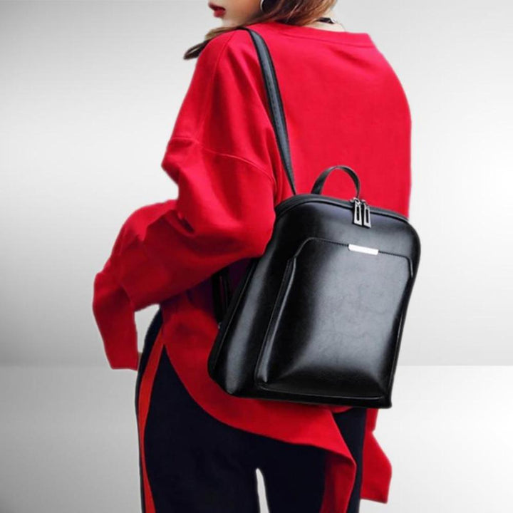 Mochila Clásica con Doble Cremallera - Diseño Elegante