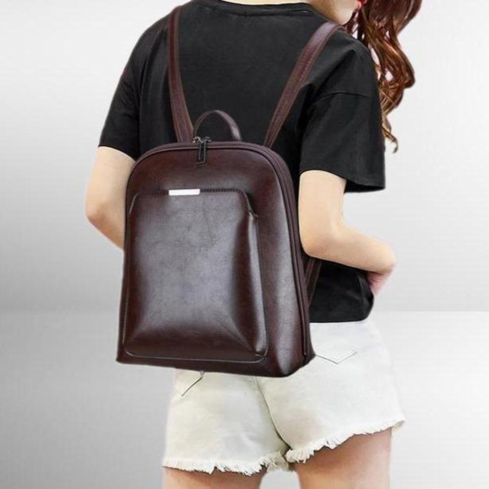 Mochila Clásica con Doble Cremallera - Diseño Elegante