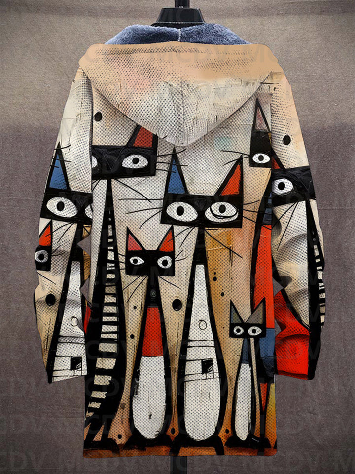Lowanna | Luxus-Cardigan im Kunststil