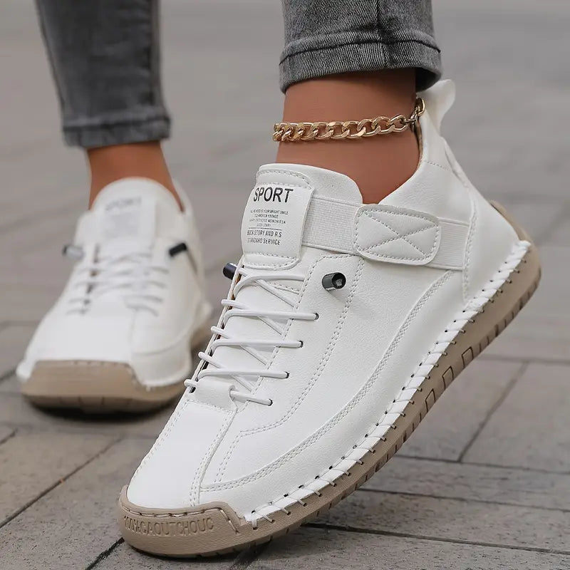 Marley Sneakers | Women's Comfortable Lightweight and Breathable Leather Sneakers