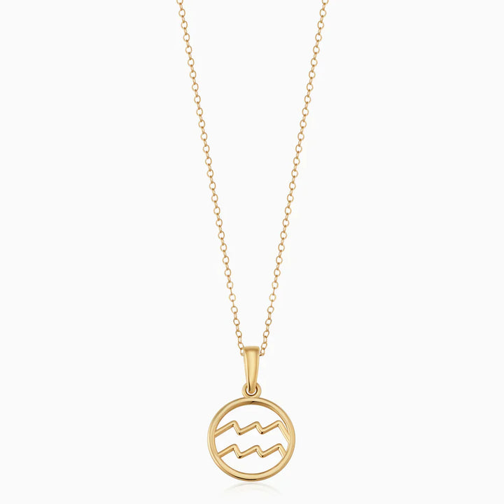 Rosalyette | Collar de Signo Zodiacal en Oro 18k