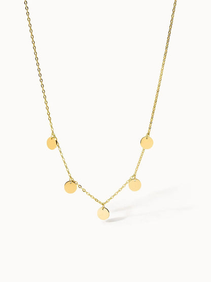 Collar de Buda Funky | Oro blanco