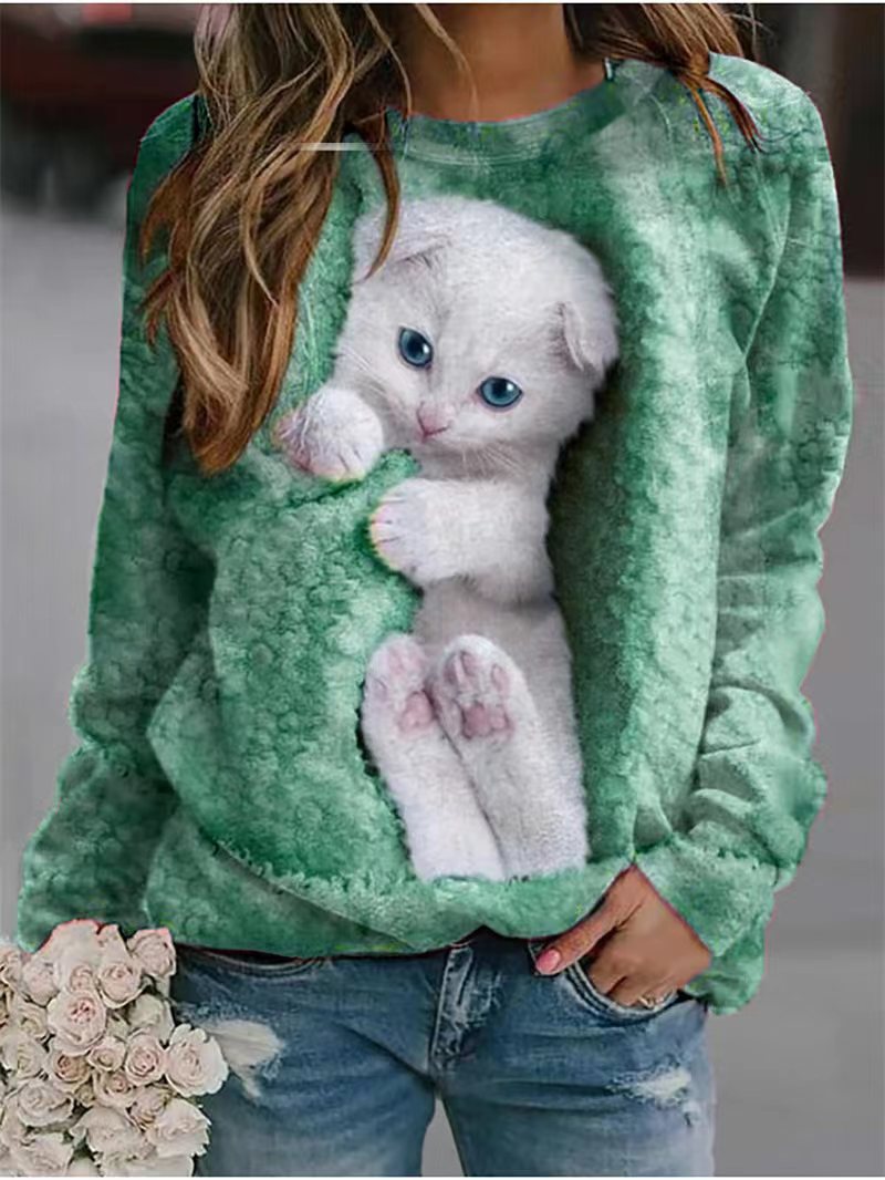 Neko™ - Sudadera con Estampado Acogedor de Gato
